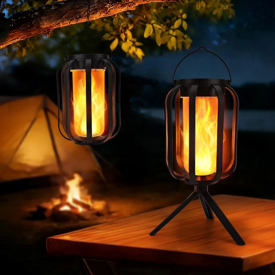 Hanging Solar & Battery Powered LED Lantern Outdoor Lights